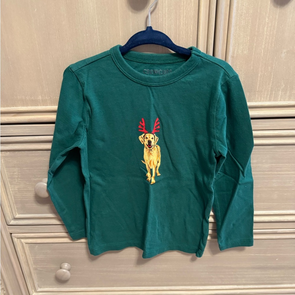 Crewcuts Christmas Labrador Reindeer Dog Shirt